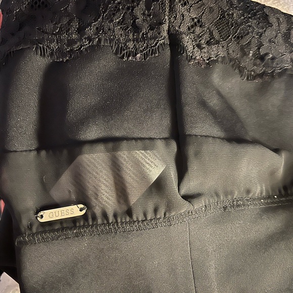 Black long sleeve top with lace - Picture 3 of 7